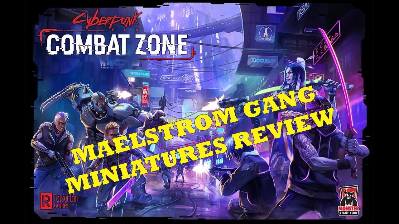 Cyberpunk Red Combat Zone Maelstrom Gang Miniatures Review