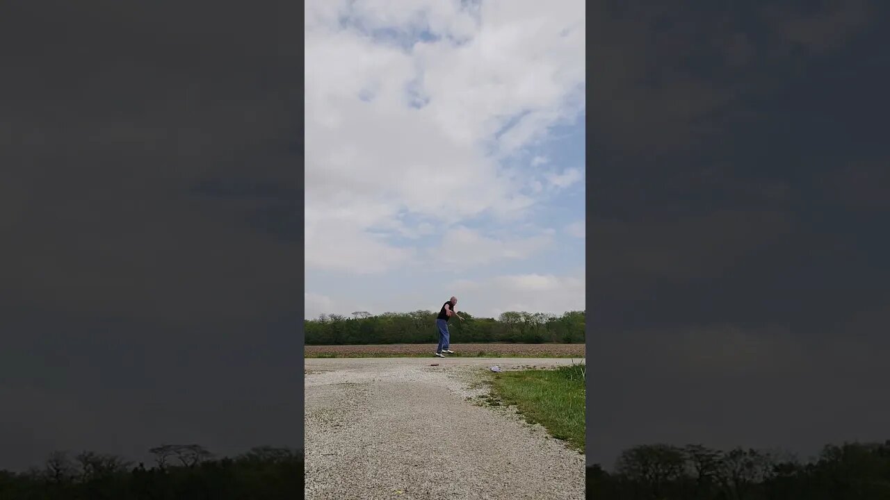 Track and Field Discus Throw practice, Straight and long today