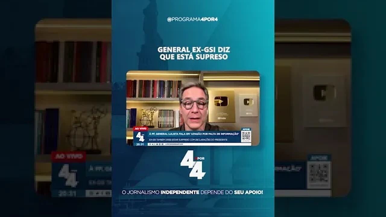 General lulista diz à PF que houve 'apagão' por falta de informação no 8 de janeiro #shorts