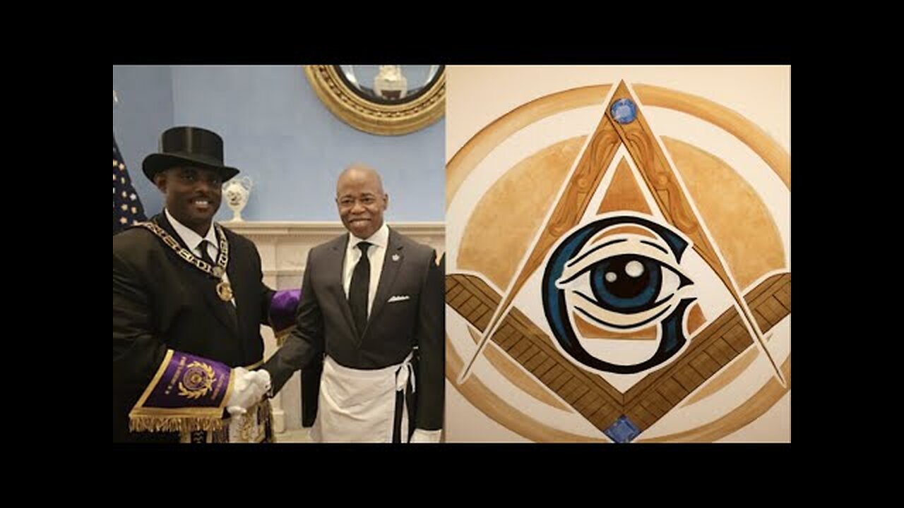 SHARE THIS! MAYOR ADAMS SABOTAGING NYC IS NAMED MASTER MASON IN SECRET SATANIC CEREMONY!