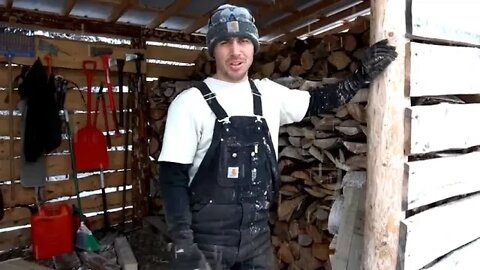 Cold Weather at the Cabin Life in Alaska ++++ 18