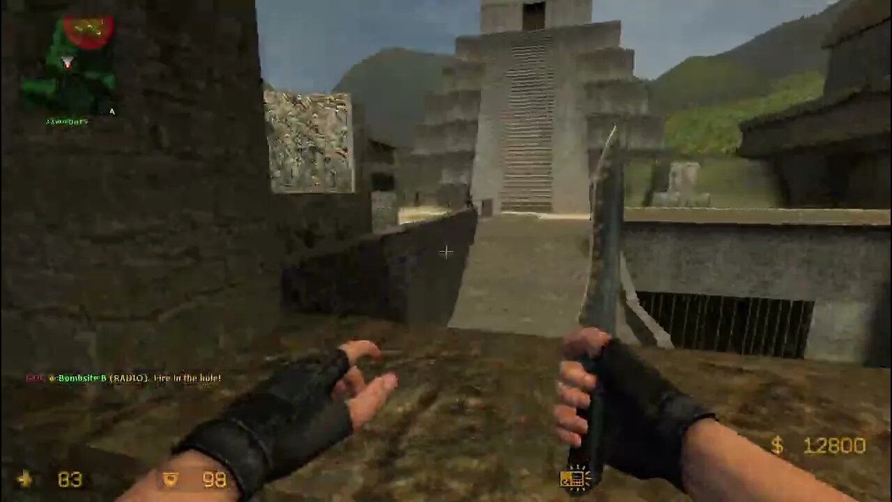 Counter Strike Source Aztec Bots #23 Only Knives