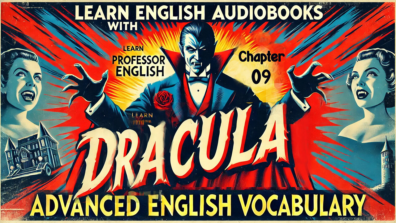 Learn English Audiobooks "Dracula" Chapter 9 (Advanced English Vocabulary)