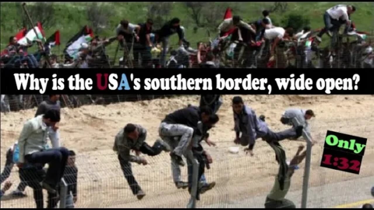 Why is America's southern border, wide open? 🤔