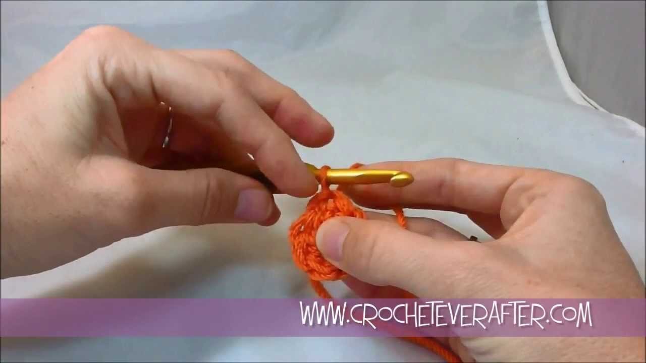 Left Hand Half Double Crochet Tutorial #6: Magic Adjustable Loop in HDC