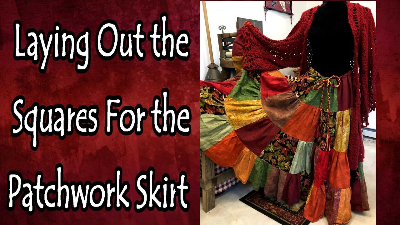 Laying Out the Squares for the Patchwork Skirt (Remastered)