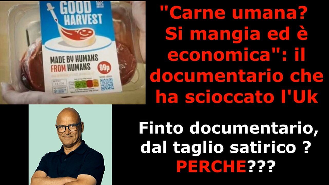 "Carne umana? Si mangia ed è economica"
