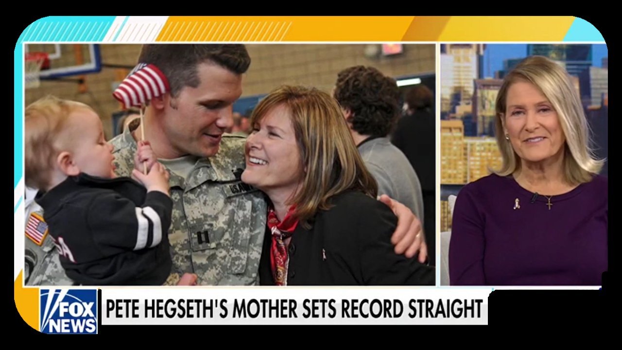 Pete Hegseth's mom on F-o-x N-e-ws bashes F-a-k-e N-e-w-s * December 4, 2024
