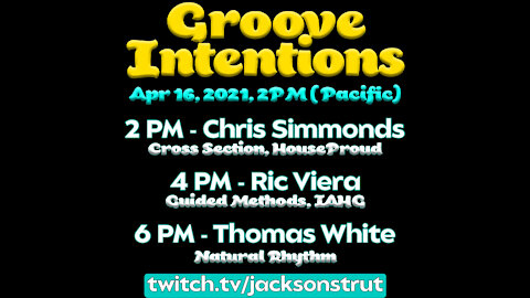 Ric Viera - Groove Intentions - LIVE House Music (04/17/2021)