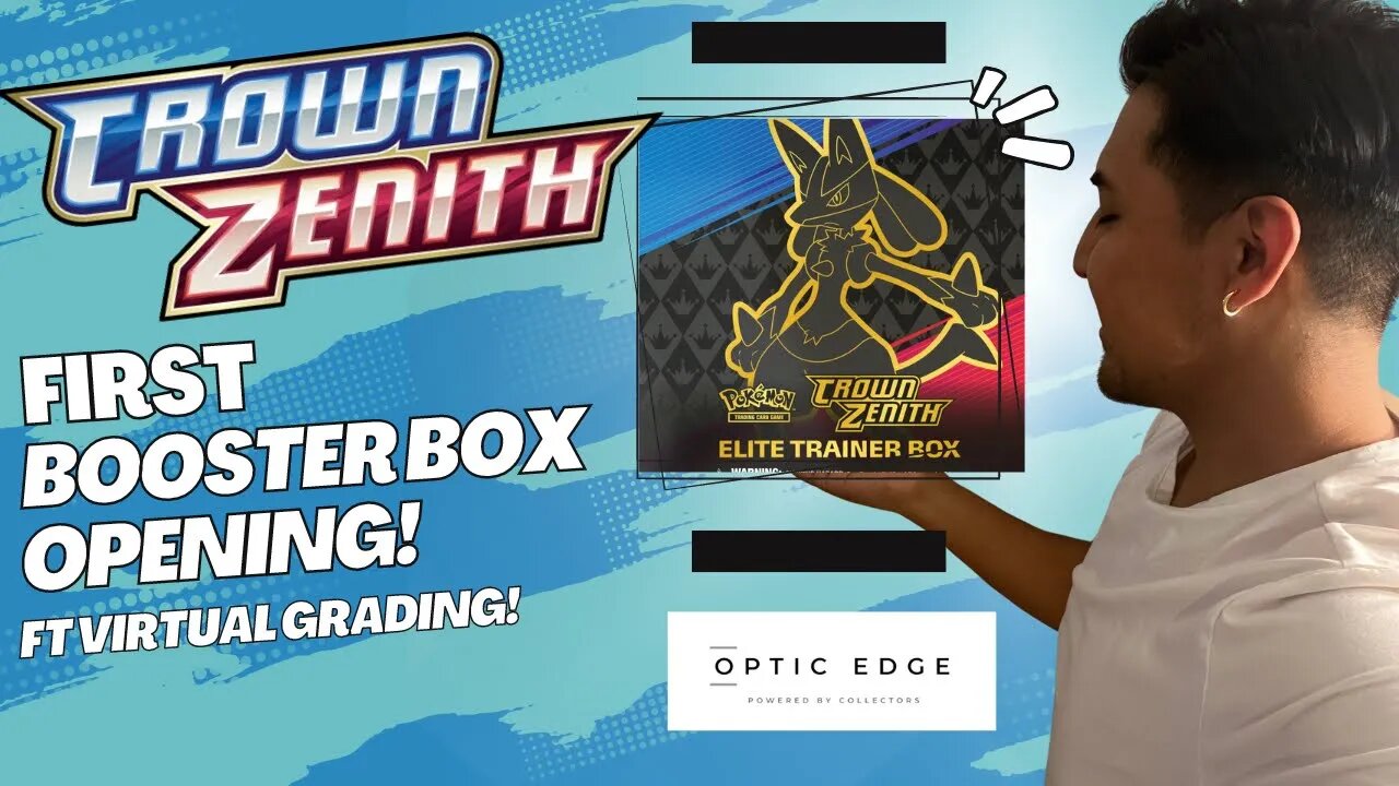 Pokémon - Crown Zenith Booster Box Opening ✨ Ft Optic Edge