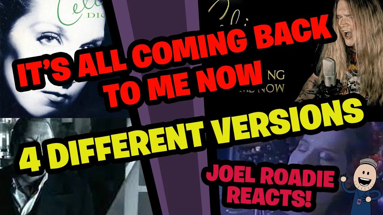 It's All Coming Back To Me Now | 4 VERSIONS! - Roadie Reacts