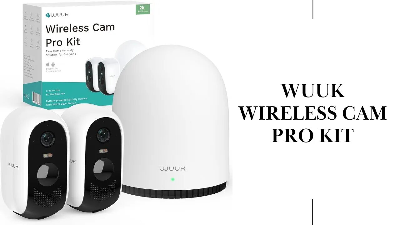 WUUK 2K Wireless Outdoor Security Camera Unboxing & Review