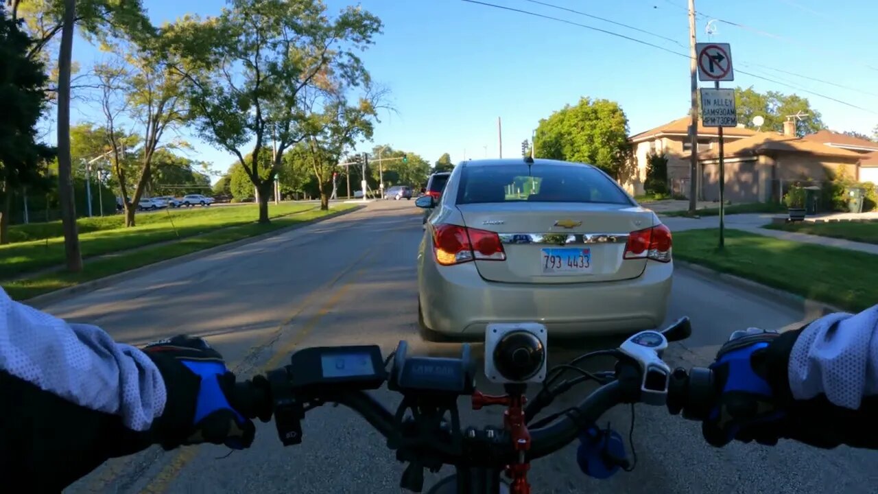 ARIEL RIDER X-CLASS 52V : TRICKY E-BIKE RIDE : CHICAGO TO PARK RIDGE : 4K POV : PT.1