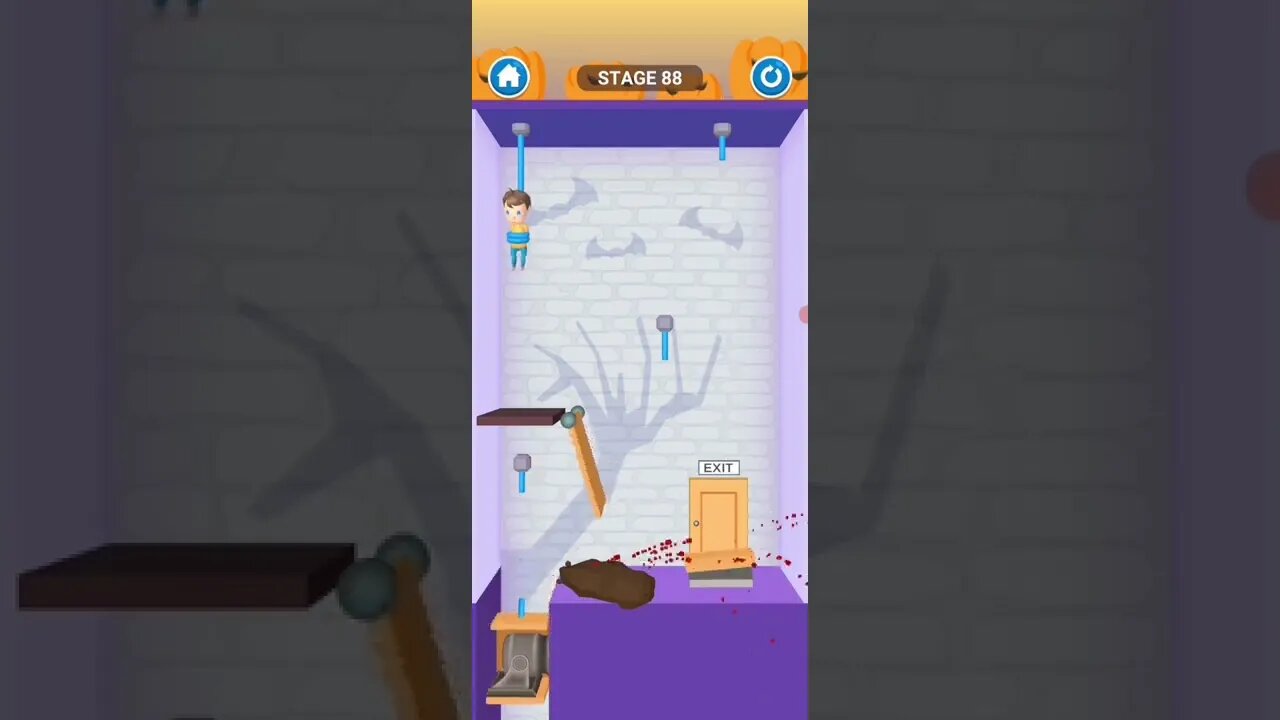 rescue cut rope puzzle 😎 #shorts