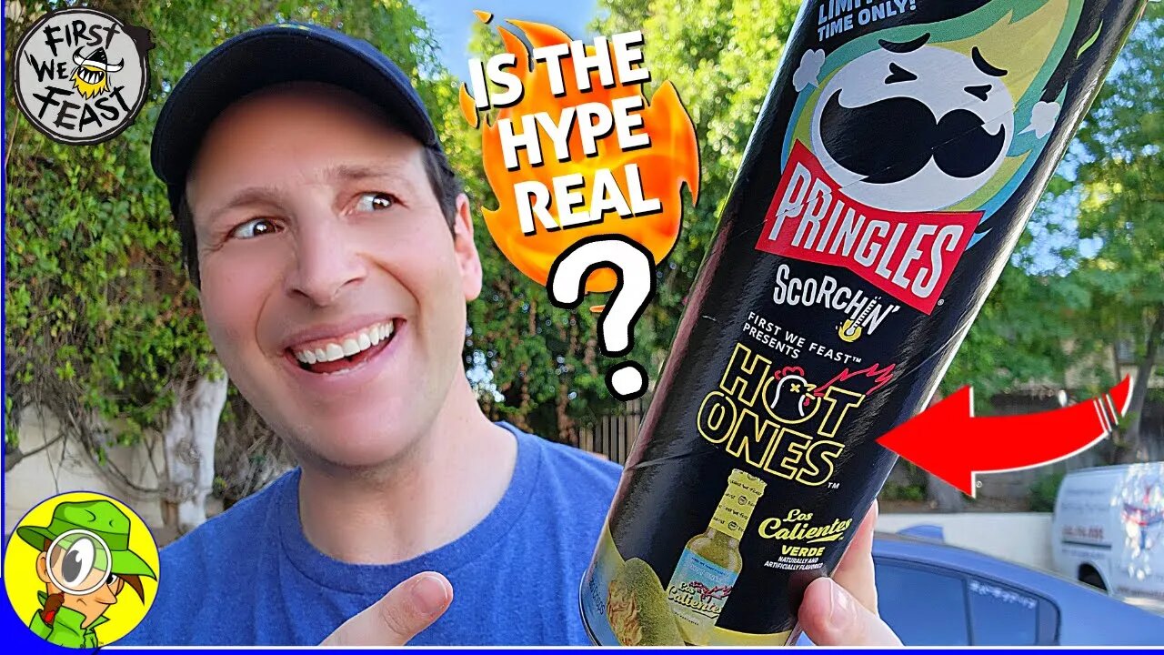 Pringles® SCORCHIN' HOT ONES™ LOS CALIENTES™ VERDE Review 🥔🔥 | Peep THIS Out! 🕵️‍♂️