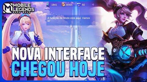 NOVA INTERFACE CHEGOU PRA ALGUNS PLAYERS, VOCÊ RECEBEU? | MLBB