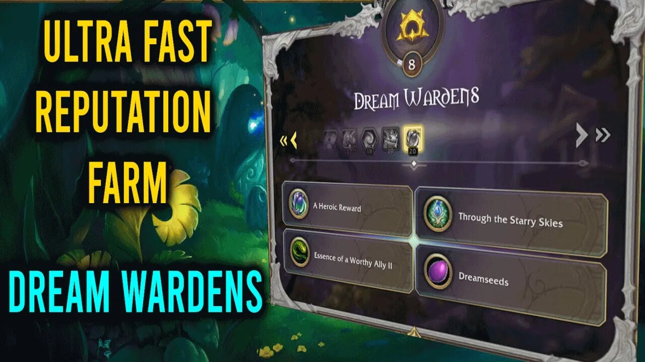 Ultra Fast Reputation Boost - The Dream Wardens - 10.2 - Dragonflight