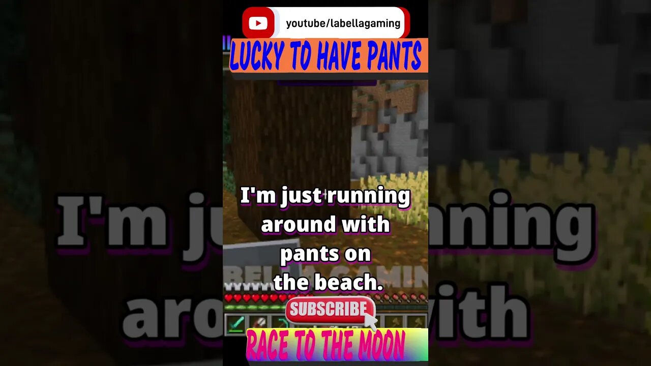 Race To The Moon - Lucky To have Pants | Minecraft
