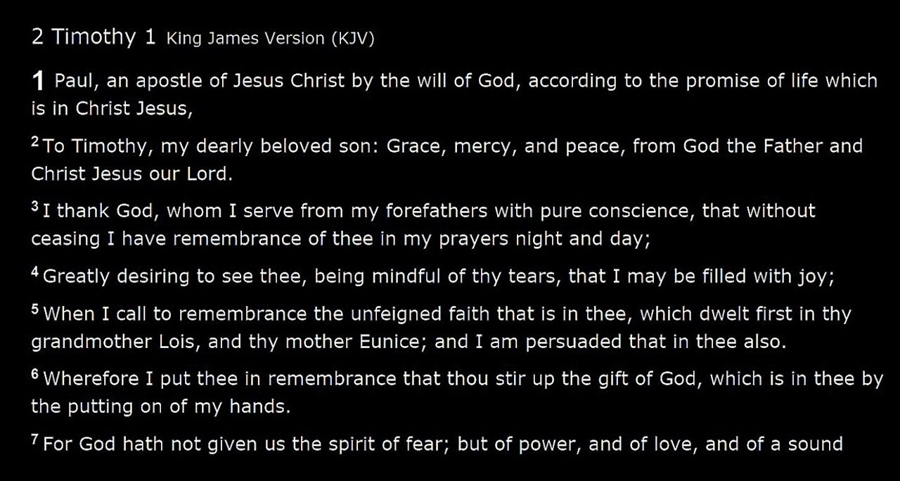 The Book of 2 Timothy