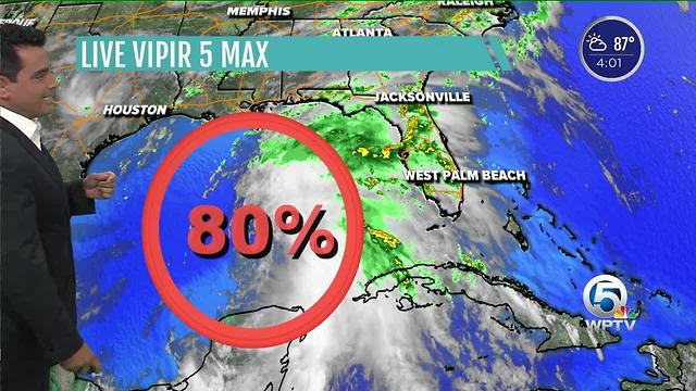 Two tropical disturbances