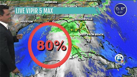Two tropical disturbances