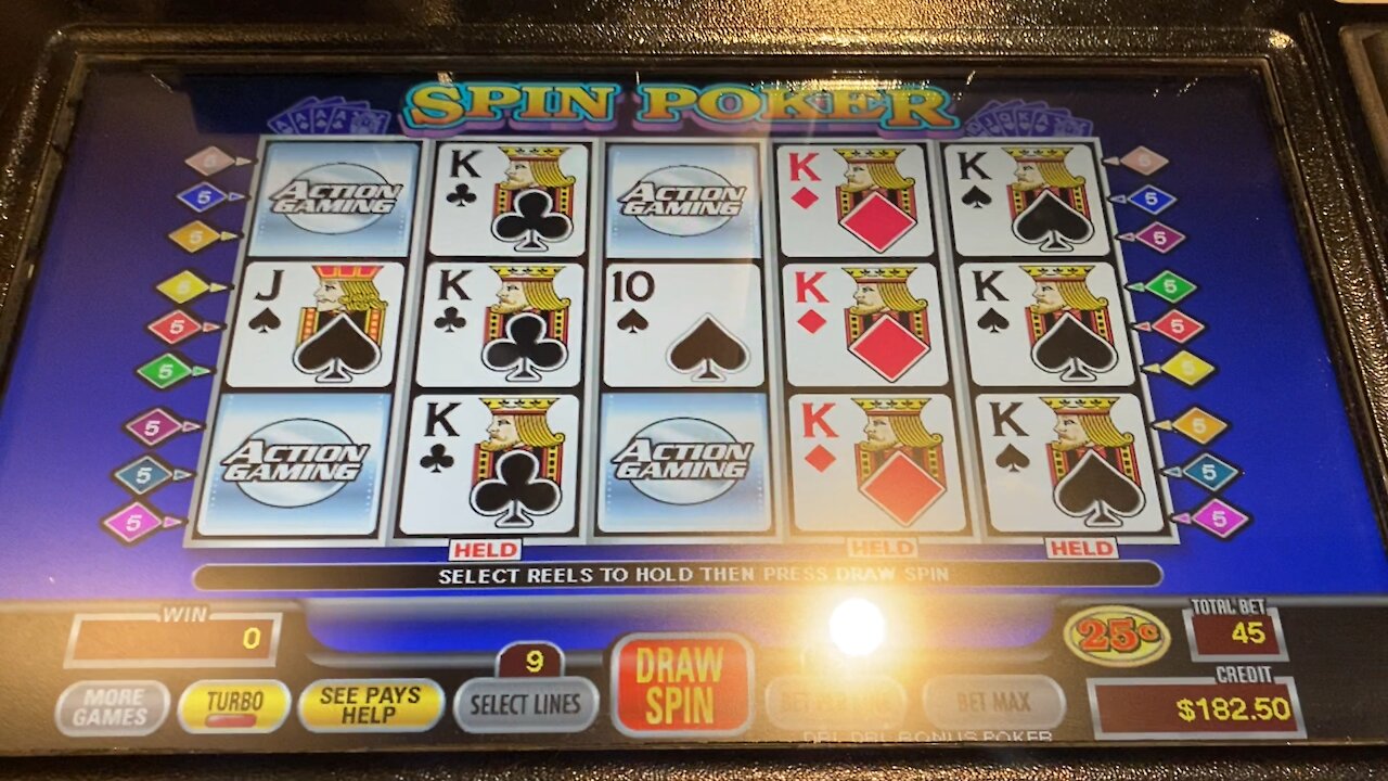 hand pay Live…. Aces