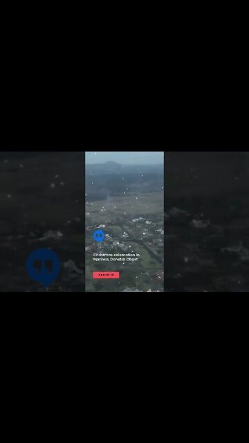 Christmas celebration in Marinka, Donetsk Oblast