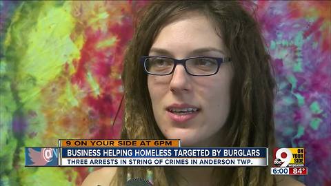 Burglars target business that helps the homeless