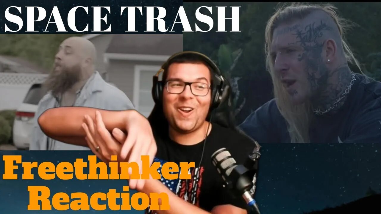 Brandon Hart SPACE TRASH Featuring Tom MacDonald. Freethinker Reaction. Get Ready!!
