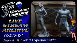VinceVellCUSTOMS Live Stream -Hyperion Outfit & Daphne Hair WIP