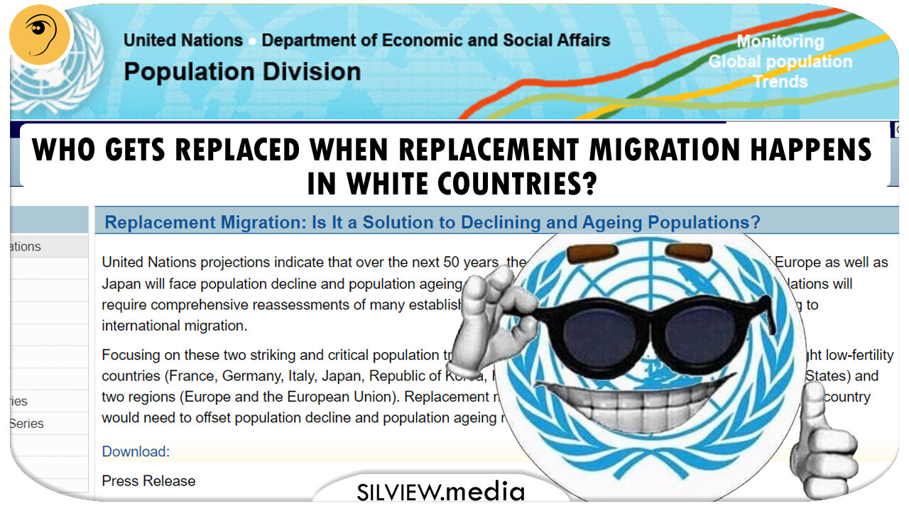 Replacement Migration & White Replacement - Liberals Expose The Science Between "Conspiracy!" Cries