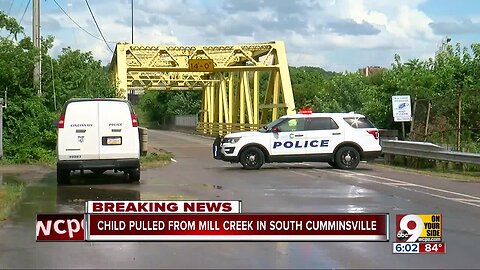 Boy pulled from creek in South Cumminsville