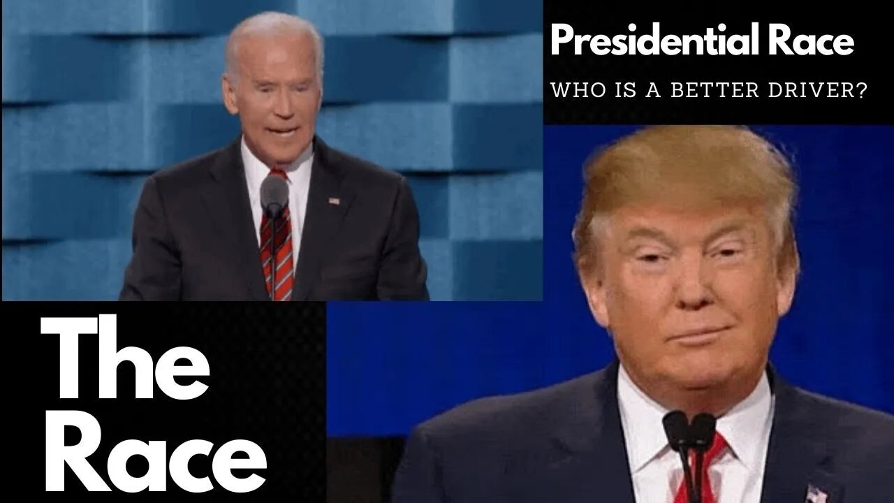 The Epic Bus Race: Trump vs Biden #TrumpFaceOff #bidengaffe