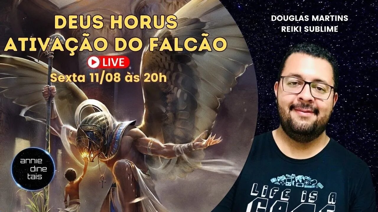 Deus Horus & a Ativação do Falcão - com Reiki Sublime