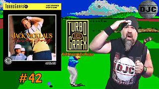 TURBOGRAFX 16 North American HuCard Releases #42 -"Jack Nicklaus TURBO GOLF"