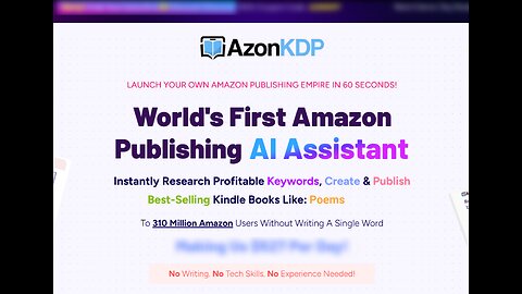 AzonKDP Review: Instantly research profitable keywords and launch best-selling Kindle books