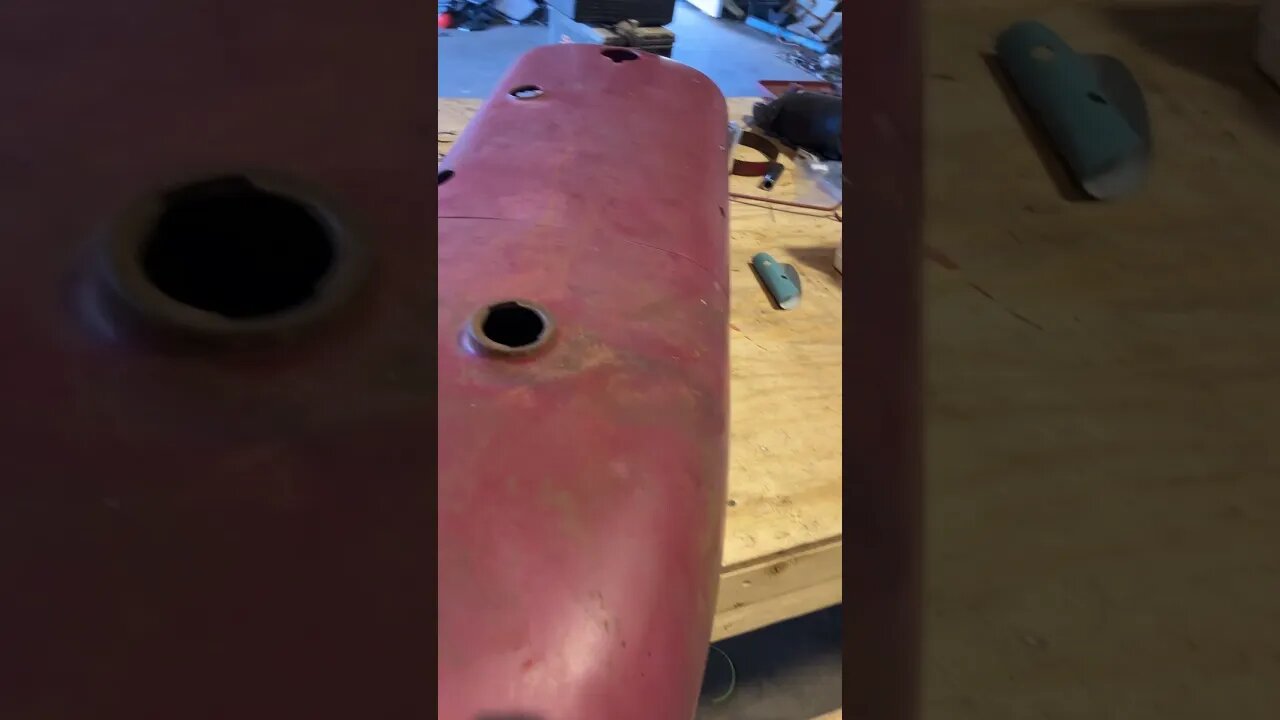 Farmall Cub gas tank rework: POR 15 liner