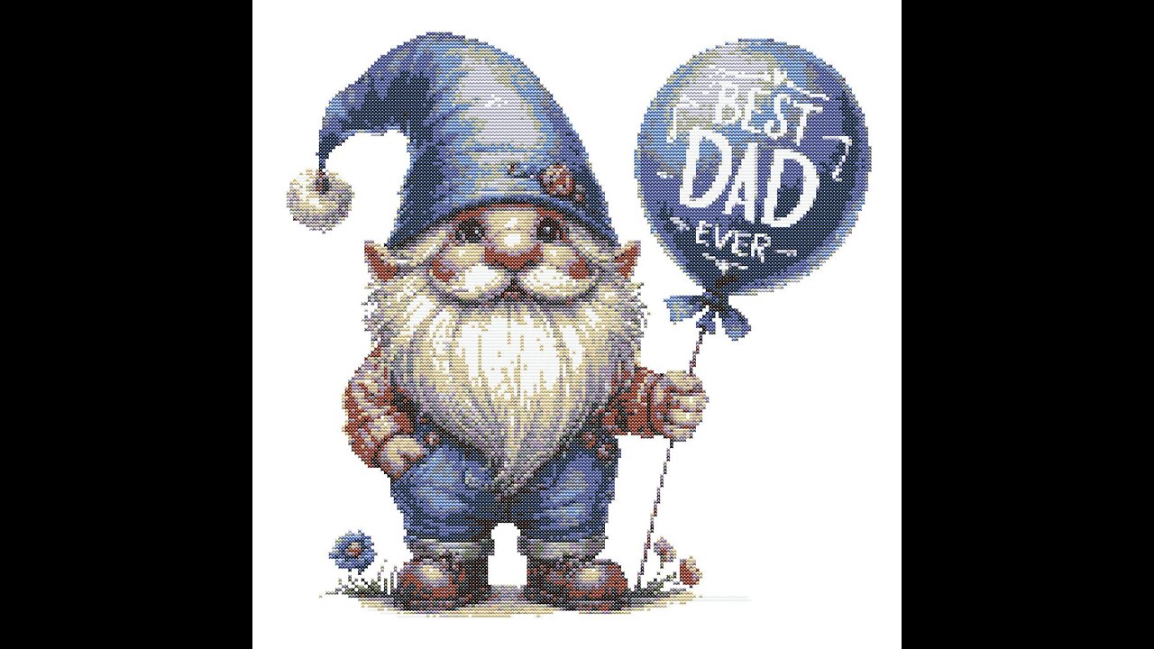 BEST DAD EVER Cross Stitch Pattern by Welovit | welovit.net | #welovit