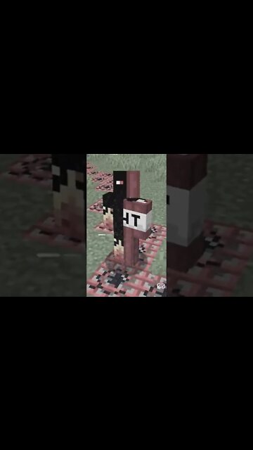 MINECRAFT: ATHOS TRANSFORMA VACA EM TNT #shorts
