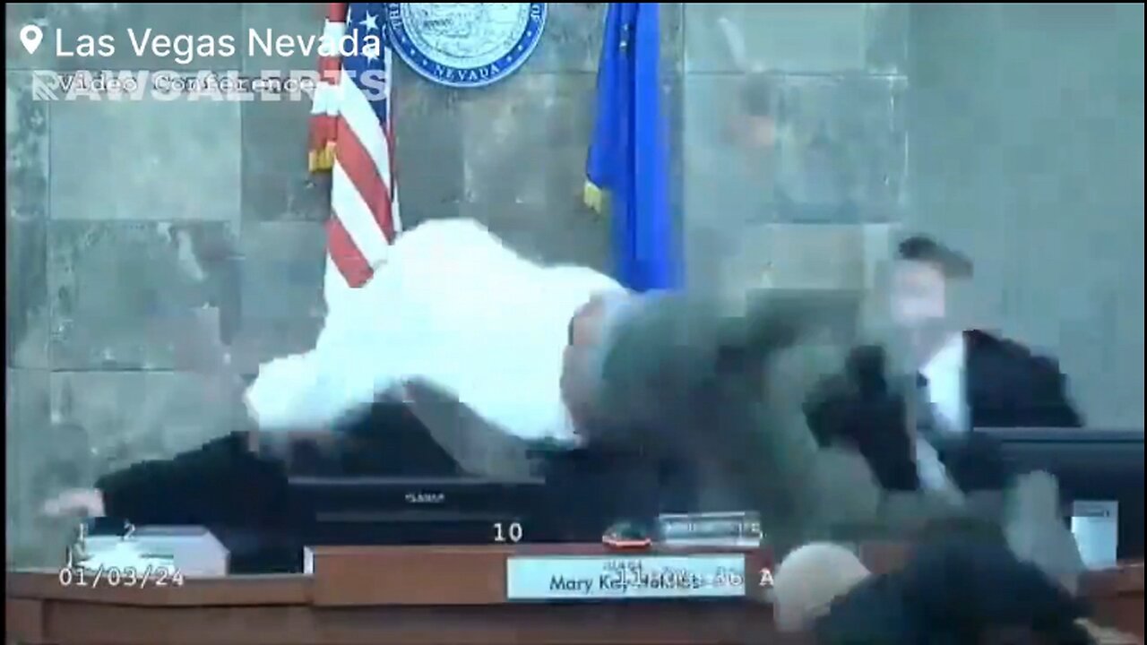 3 time felon is denied bail and attacks the judge