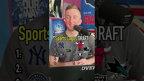 Who Won The LOGOS DRAFT?! This One’s Close! #shorts #sports #logos