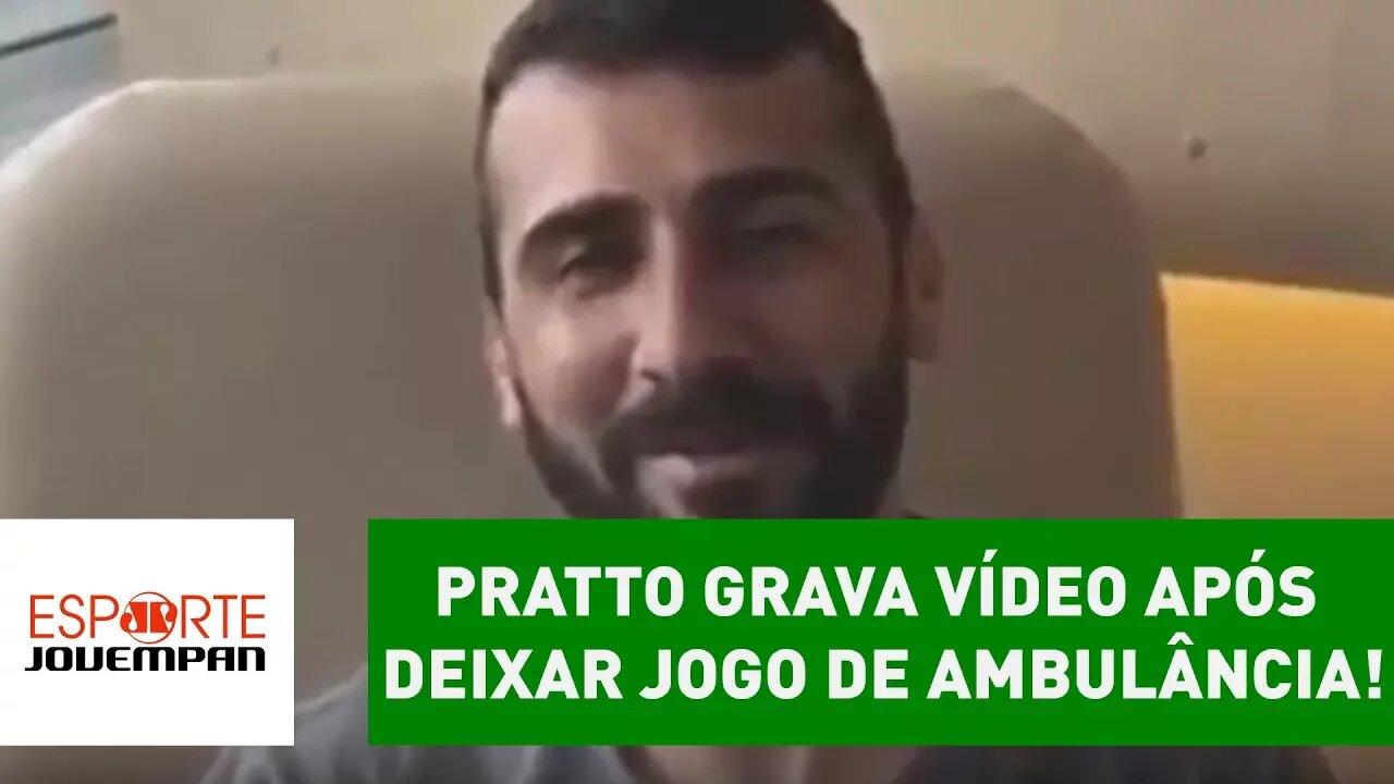 PRATTO grava vídeo após deixar jogo de ambulância!