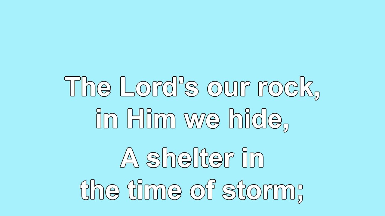 A Shelter in the Time of Storm Verse 1