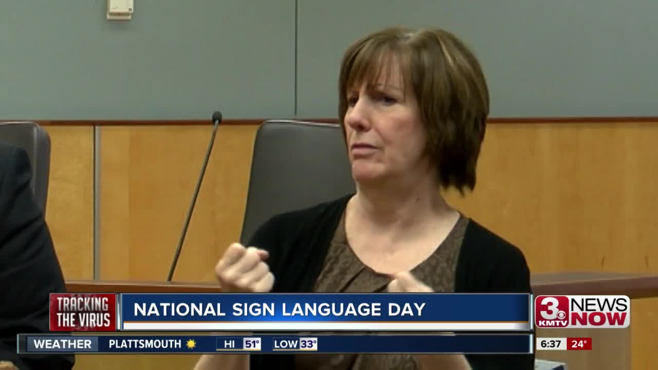 Sign language keeping citizens informed