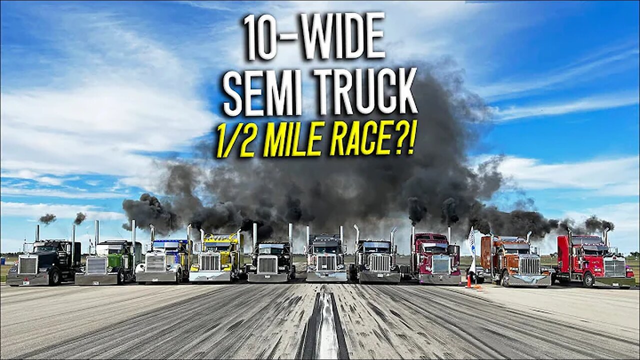 FAST Semi Trucks INVADED the Texas Half Mile Event!