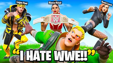 Trolling With WWE Skins In Fortnite! (RAGE)