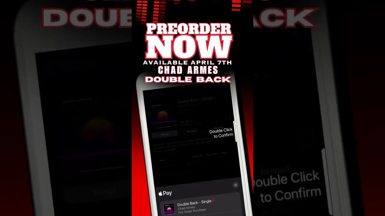 Preorder the new single! #chadarmestv #doubleback #shorts