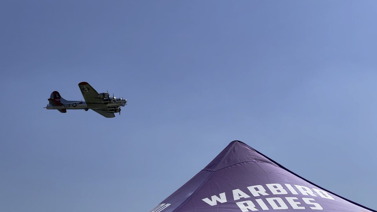 B-17 Bomber flyover