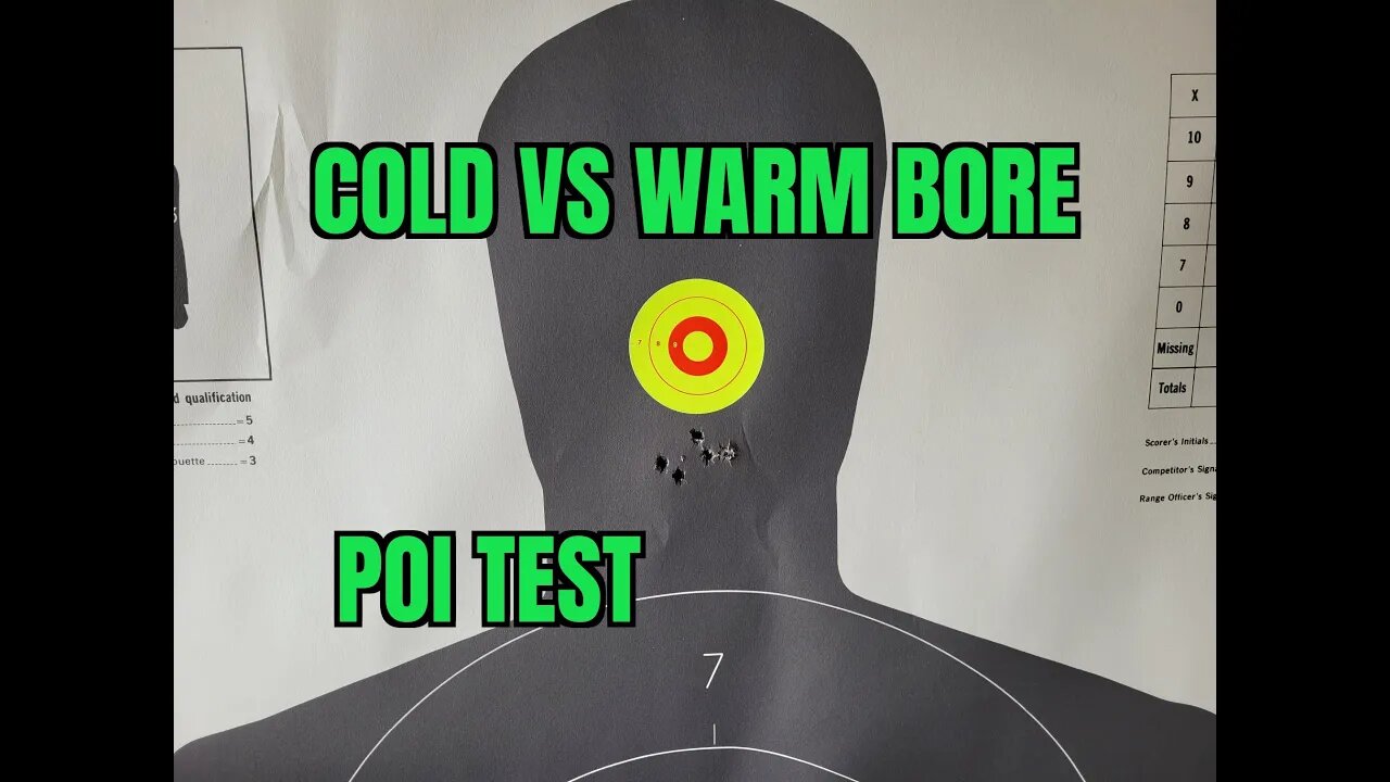 Cold Bore vs Warm Bore Point of Impact Test