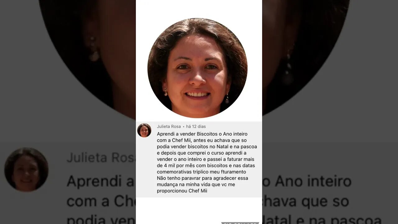 Ela achava que só podia vender Biscoitos no Natal e Na Páscoa e hoje fatura 4 Mil por mês -Aluna MBI